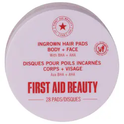 First Aid Beauty Ingrown Hair Pads with AHA + BHA for Body + Face Scrub - Image 3
