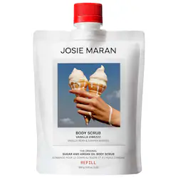 JOSIE MARAN Argan Oil + Sugar Balm Refillable Exfoliating Body Scrub Jar – Vanilla Vibezzz - Image 3