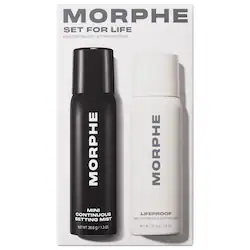 Morphe Set For Life Mini Continuous Setting Mist Duo