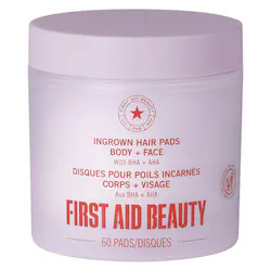 First Aid Beauty Ingrown Hair Pads with AHA + BHA for Body + Face Scrub - Image 2