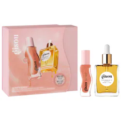 Gisou Glossy & Glazed Hair & Lip Oil Gift Set