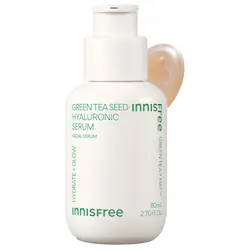 innisfree Green Tea Hyaluronic Acid + Niacinamide Refillable Serum for Skin Barrier Support
