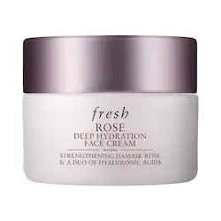 fresh Rose & Hyaluronic Acid Deep Hydration Moisturizer Cream - Image 3